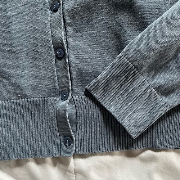 Button Up Blue Blouse - Picture 2 of 3